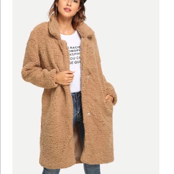 Shein teddy coat Clearance